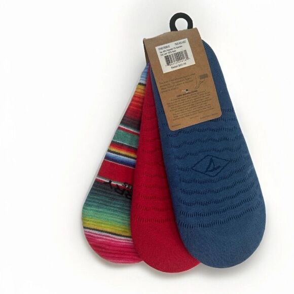 Sperry Stripe/Solid Micro Liner Socks - Picture 3 of 5